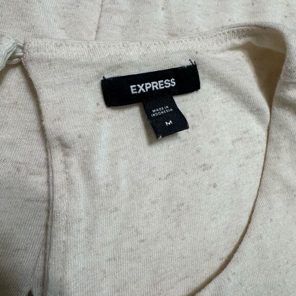 Express rayon linen sleeves top size medium - Picture 3 of 6